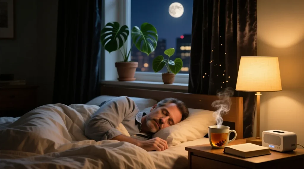 كيف أنام نوم عميق متواصل؟ كيف أنام نوم عميق متواصل؟ نوم عميق,نوم متواصل,تحسين النوم,علاج الأرق,جودة النوم,عادات النوم,الصحة العامة