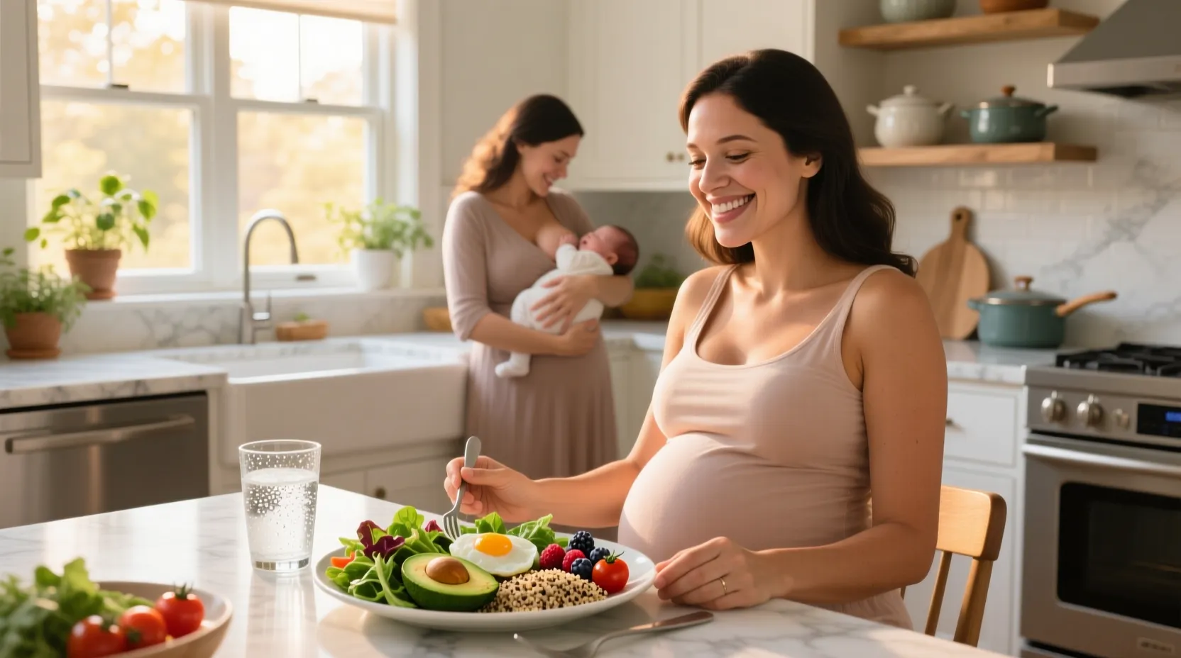 التغذية أثناء الحمل والرضاعة وأثرها على صحة الأم والطفل التغذية أثناء الحمل والرضاعة تغذية,الحمل,رضاعة,صحة الأم,تغذية الأم,صحة الطفل,نظام غذائي