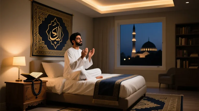 ما هو أفضل ذكر قبل النوم؟ ما هو أفضل ذكر قبل النوم؟ أذكار النوم,ذكر قبل النوم,السنة النبوية,الطمأنينة,نوم هادئ,الصحة النفسية,هدي الرسول