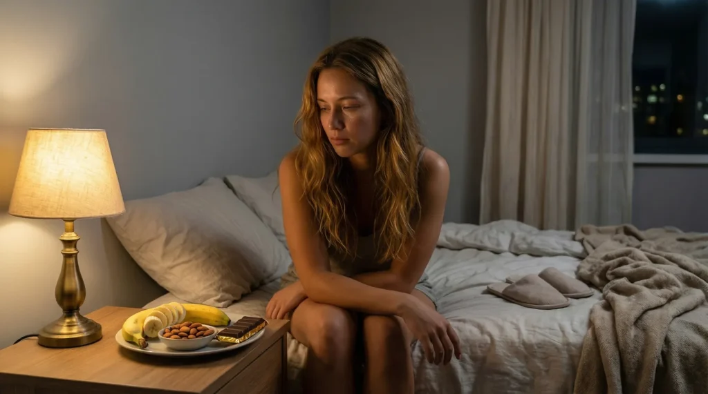 كيف أتوقف عن الأكل ليلاً؟ حيل ذكية لسد الشهية في المساء الجوع الليلي الجوع الليلي، الأكل ليلاً، سد الشهية في المساء، حيل سد الشهية، التحكم في الوزن، أسباب الجوع في الليل