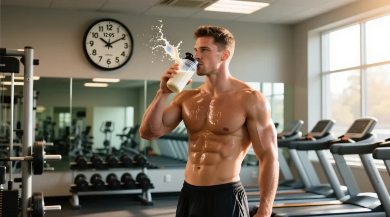 أفضل وقت لتناول البروتين لبناء العضلات