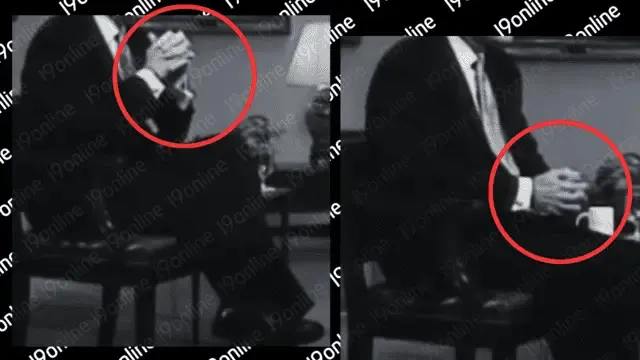 حركات اليدين ومعانيها في لغة جسد الرجل الكاذب شخص يجلس ويضع يديه امام جسده