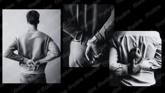 وضع اليد خلف الظهر لغة جسد الرجل الكاذب في الحب. اليدين خلف الظهر تدل بلغة الجسد على الإحباط أو إخفاء الحقيقة.